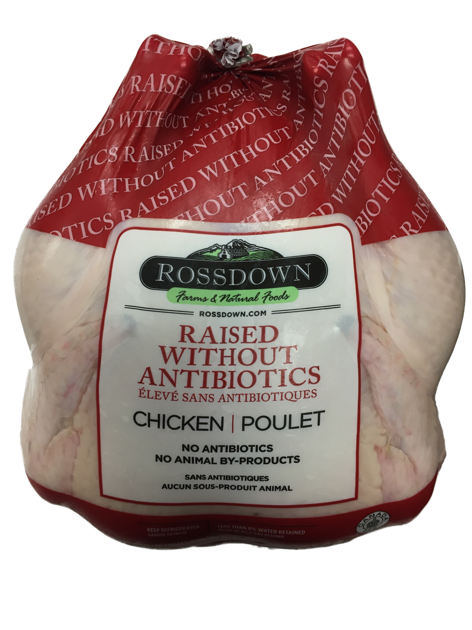 Raised Without Antibiotics Whole Chicken Rossdown